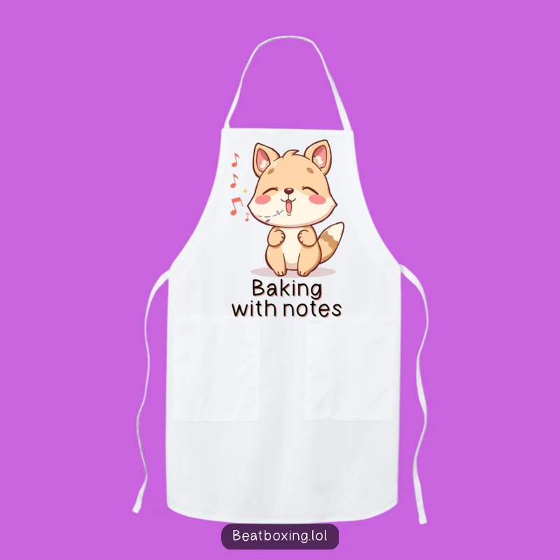 Funny Magic Music Animal Apron: Cook with a Whimsical Maestro