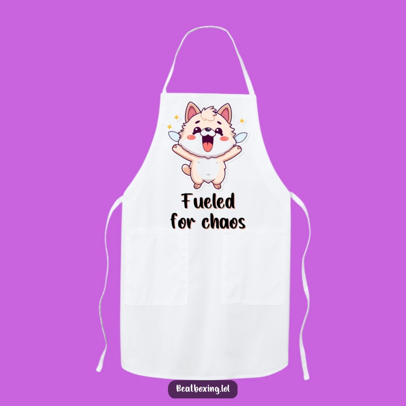 Funny Fuzzy Animal Apron: Cook with High-Energy and Hilarious Style!