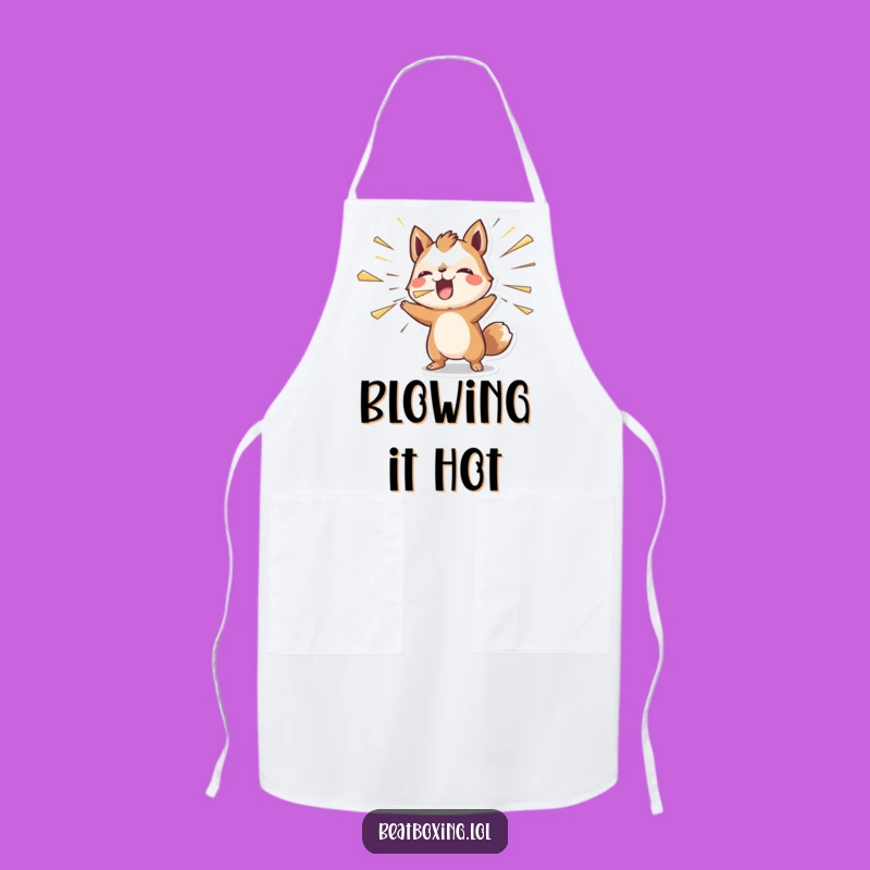 Funny Animal Chef Apron - Cooking with Rhythmic Breath