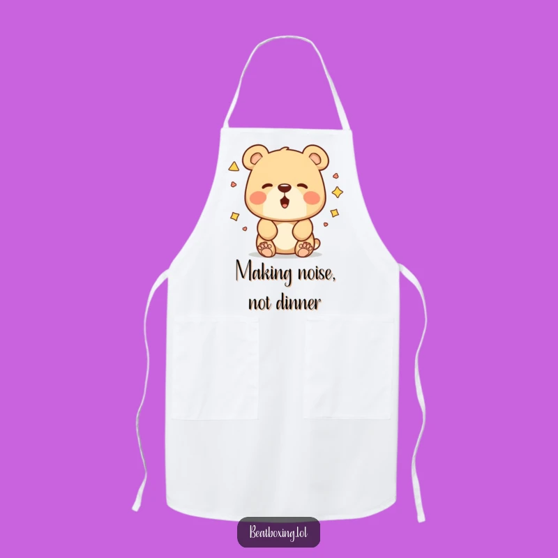 Funny Bear Kitchen Experiment Apron: Cook Up Some Laughs