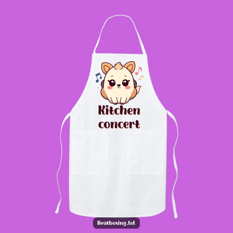 Funny Animal Music Apron - Chef's Soundtrack, Perfect Kitchen Gift