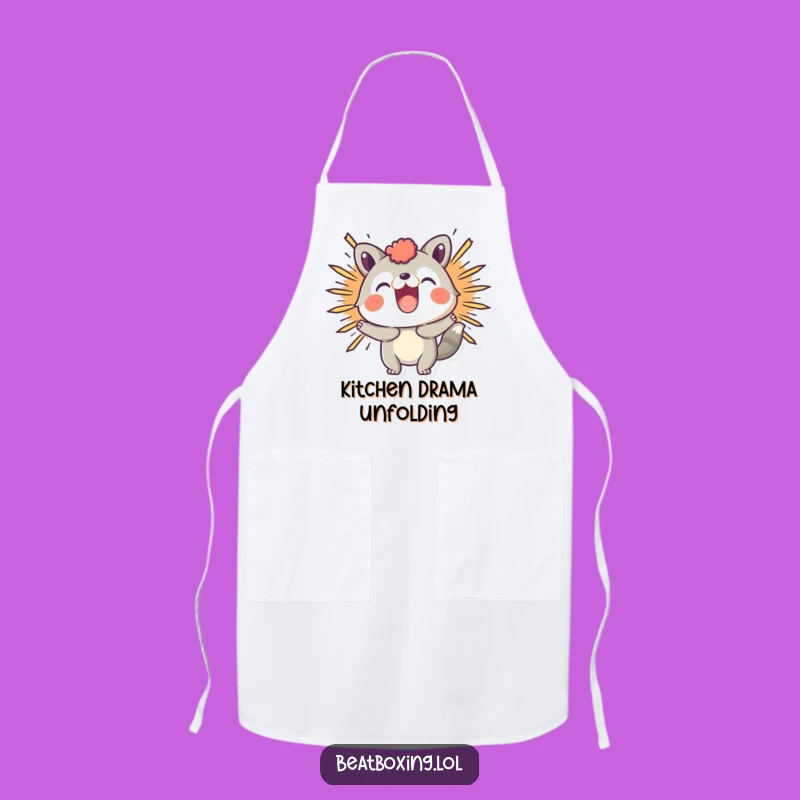 Funny Boom Animal Apron: Cook Up a Storm with Hilarious Flair!