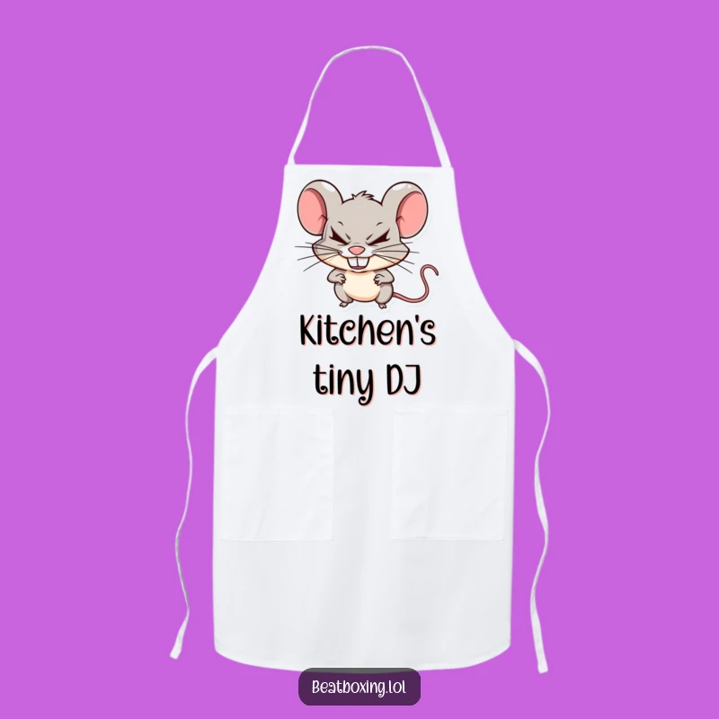Funny Mischievous Mouse Clicking Apron: Cook to a Sharp Beat