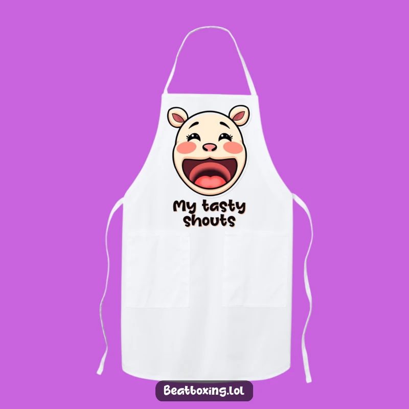 Funny Mouth Apron: Exaggerated Cooking Fun, Sound Chef, Perfect Kitchen Gift!