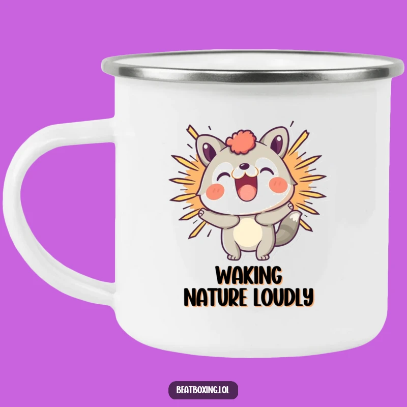 Funny Boom Animal Camping Mug: Your Trail Companion for Explosive Fun!