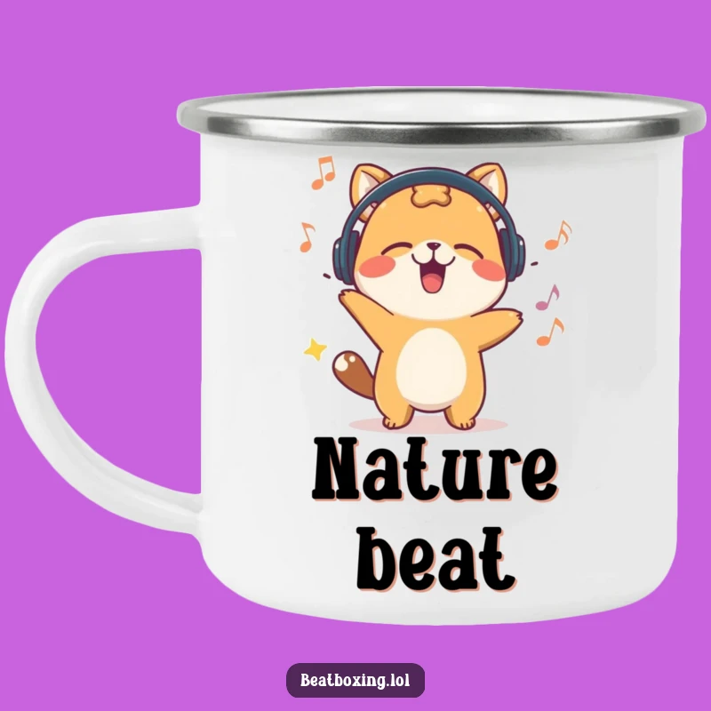 Funny Head Bobbing Animal Camping Mug: Your Beat in the Wild!