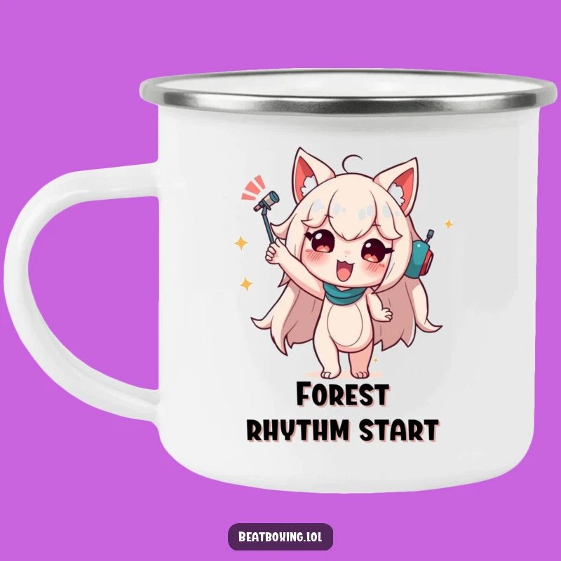 Funny Rhythm Camping Mug - Outdoor Beat, Perfect Adventure Gift
