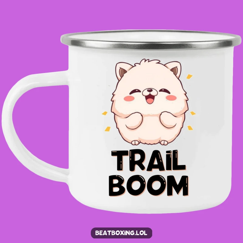 Funny Boom Animal Camping Mug: Adventure with Audible Humor!