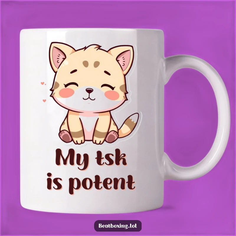 Funny Animal Tsk Mug - Hilarious Sound Effect Gift for Chatterboxes