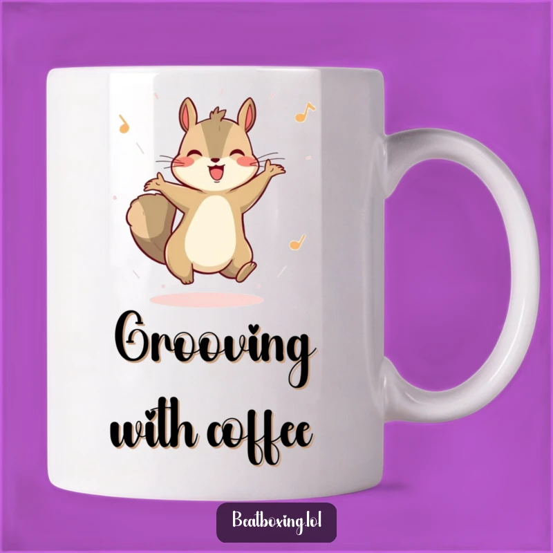 Funny Squirrel Dancer Mug: Bounce to the Beat Gift!