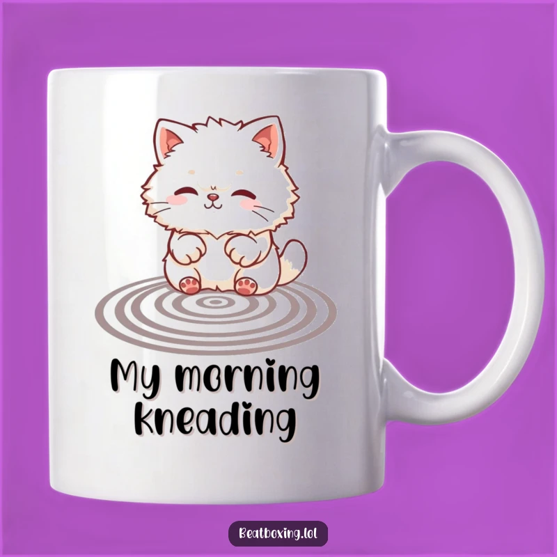 Funny Cat Paws Pattern Mug Cute Rhythmic Surface Fun Gift