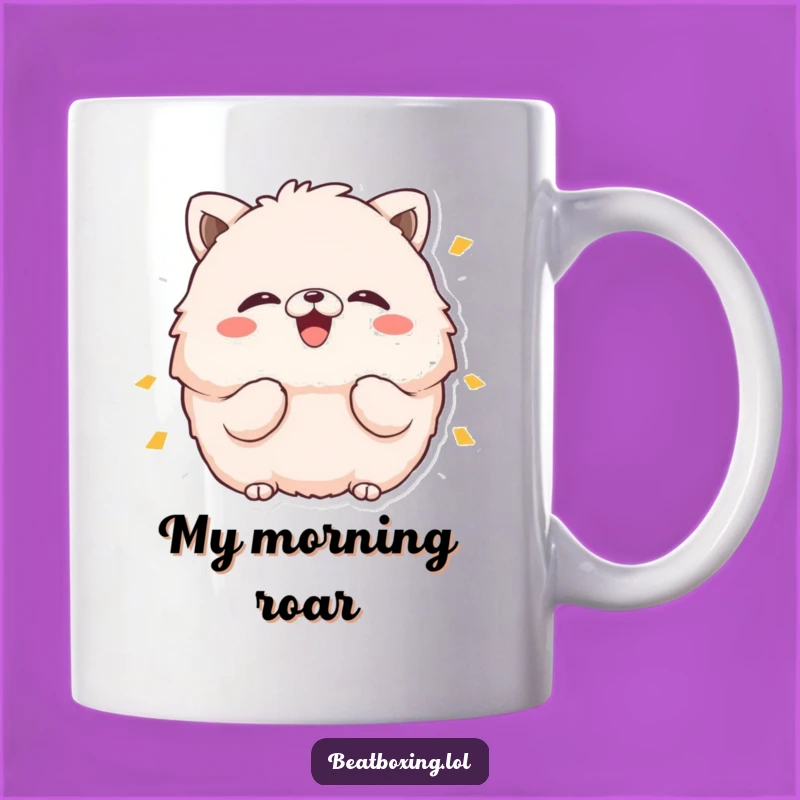 Funny Boom Mouth Fluffy Animal Mug - Hilarious Gift for Animal Lovers