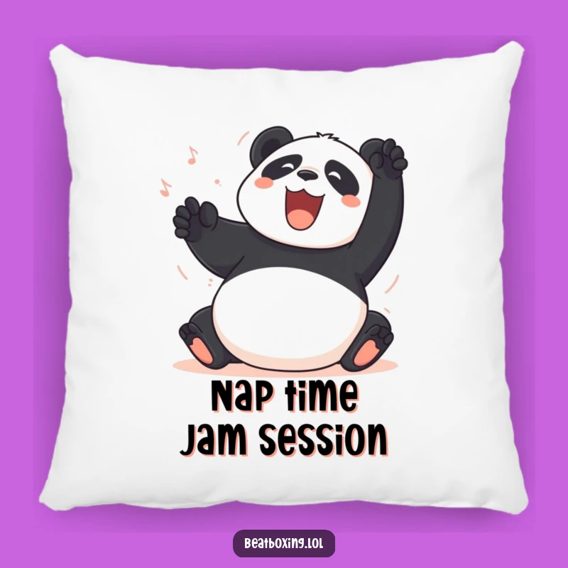 Funny Panda Belly Slap Pillow: Cozy Percussive Humor Accent Gift