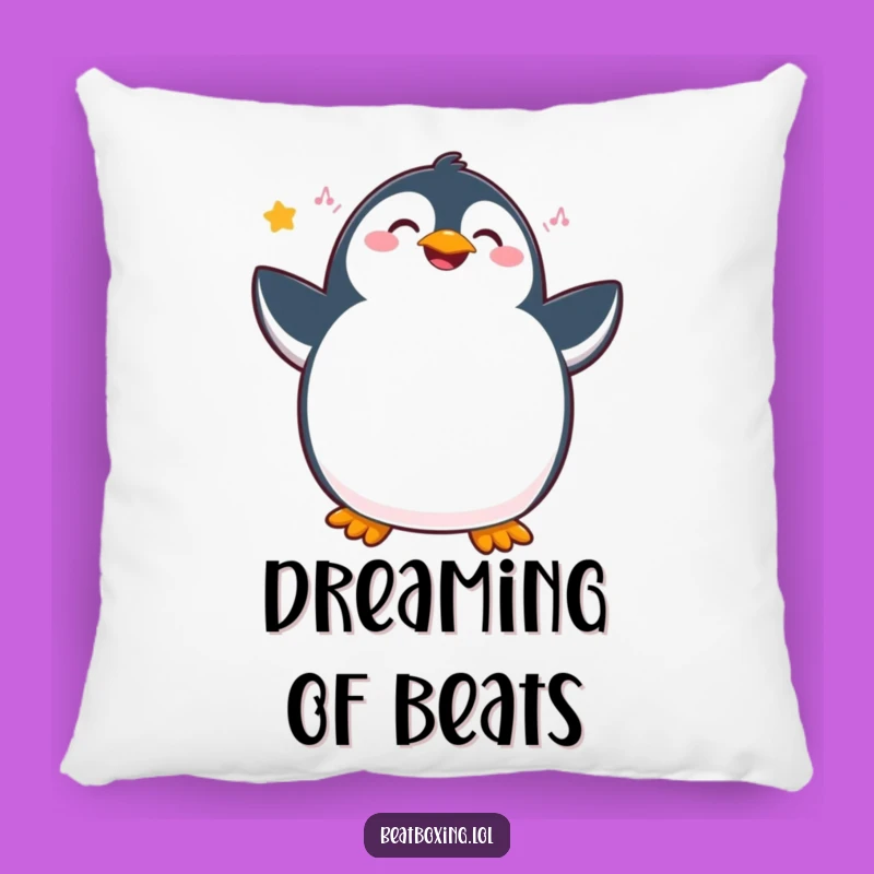 Funny Penguin Pillow: Joyful Rhythmic Moves, Comfy and Hilarious Decor Gift