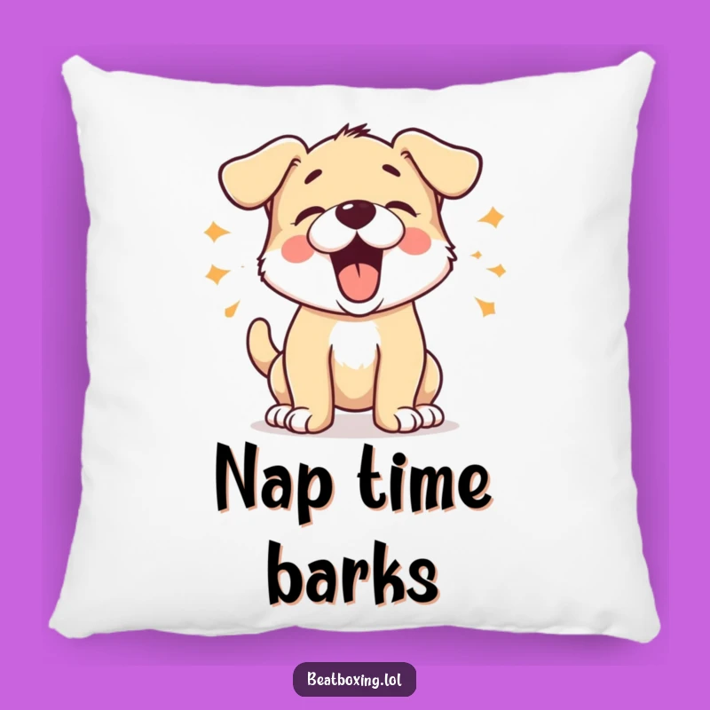 Soft Funny Barking Puppy Pillow: Cuddle Up with Canine Comedy! A Sweet Funny Gift.