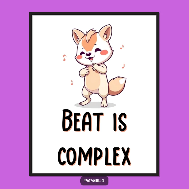 Funny Animal Beat Digital Art - Intricate Limb Tapping Wall Decor