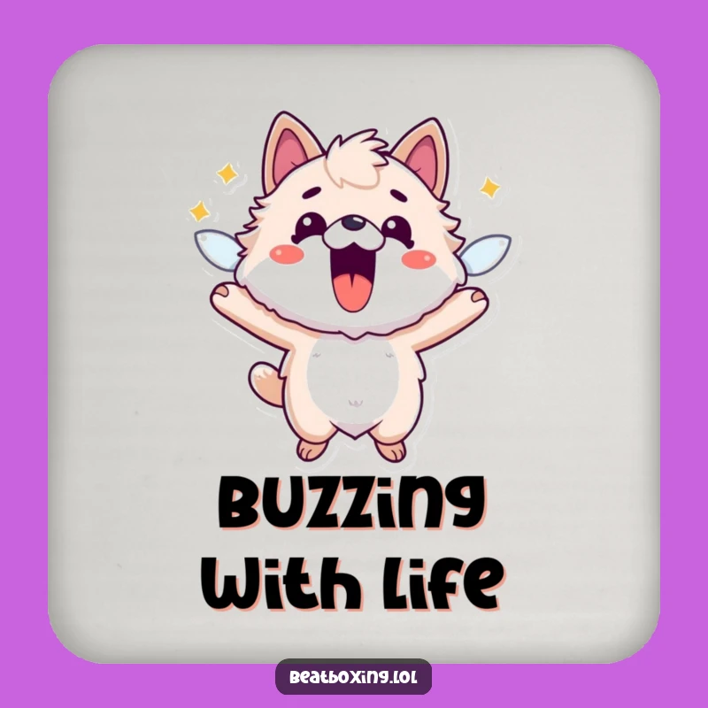 Funny Fuzzy Animal Coaster: Protect Surfaces with Energetic Charm!