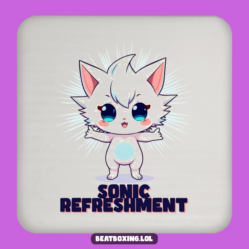 Funny Sonic Vibration Coasters - Energetic Decor, Perfect Housewarming Gift