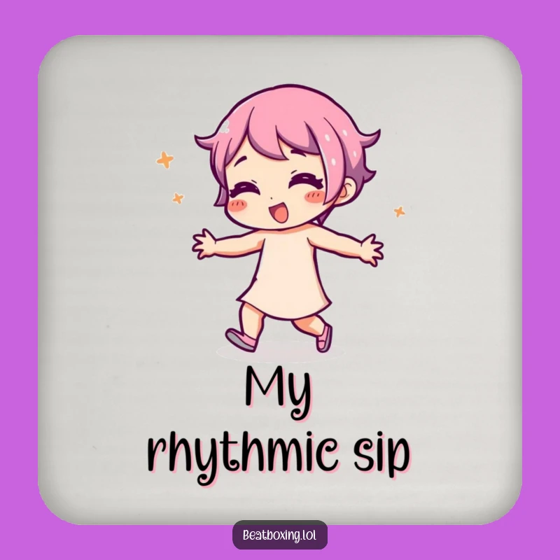 Funny Dance Coasters - Rhythmic Art, Perfect Housewarming Gift