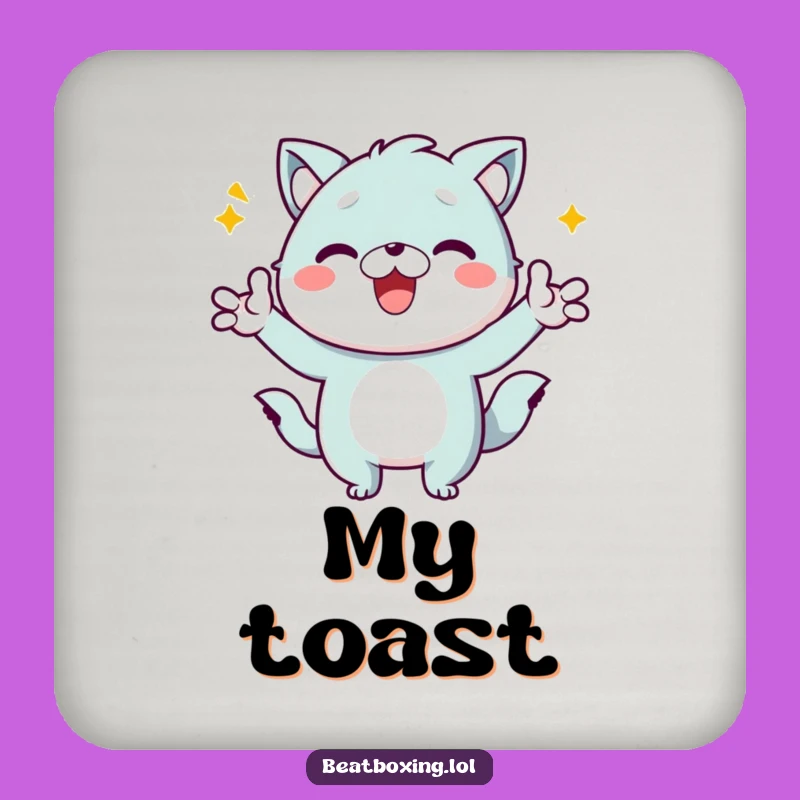 Funny Kawaii Animal Coaster Set: Energetic Decor, Protects Surfaces Hilariously, Gift!