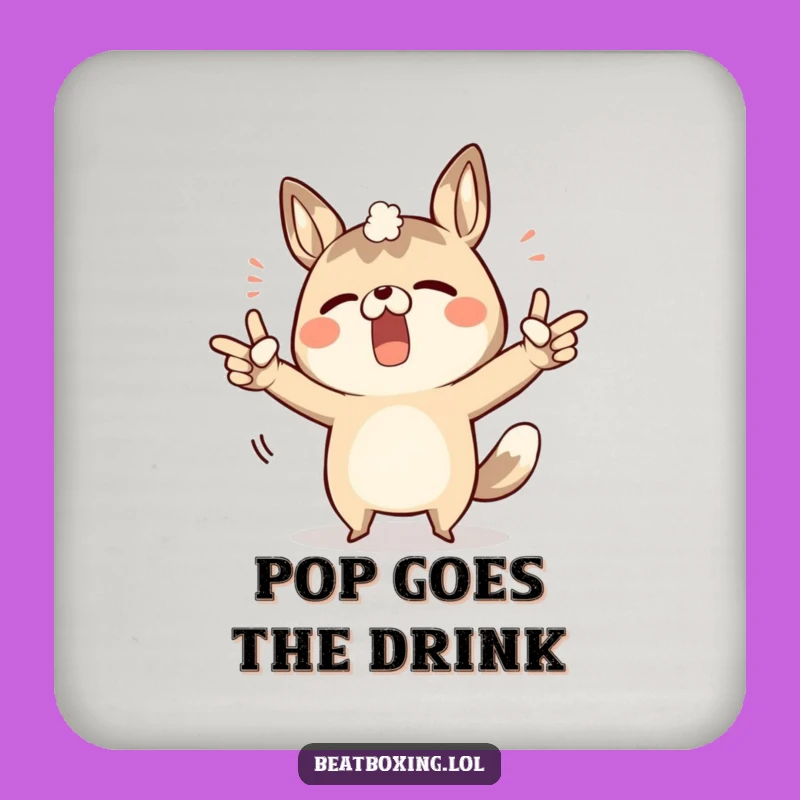 Funny Body Sound Animal Coaster: Protect Surfaces with a Sound Maker