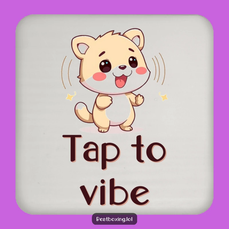 Funny Animal Rhythm Coaster - Protect Surfaces with Sound