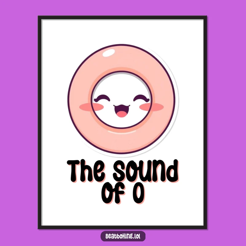 Funny O-Mouth Poster - Expressive Art, Perfect Wall Decor Gift