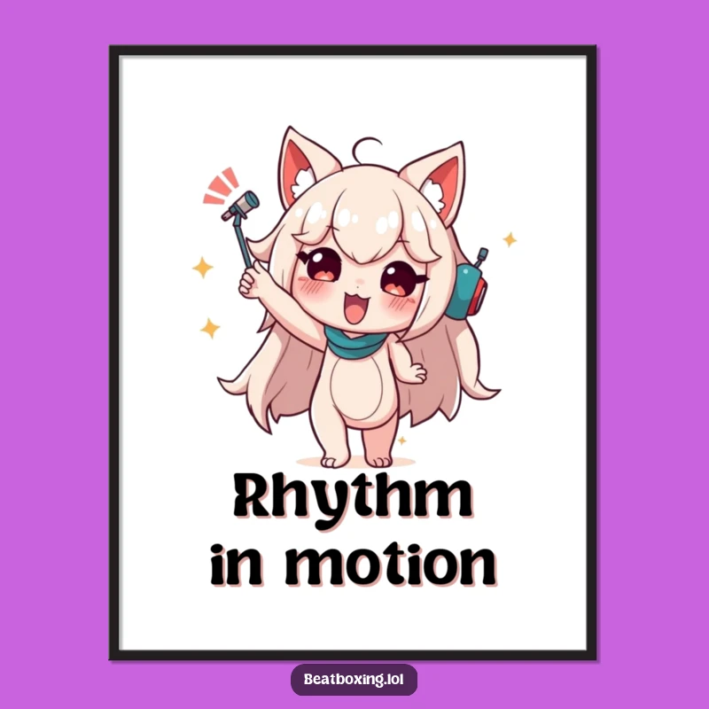 Funny Rhythm Poster - Dynamic Pose Art, Perfect Wall Decor Gift