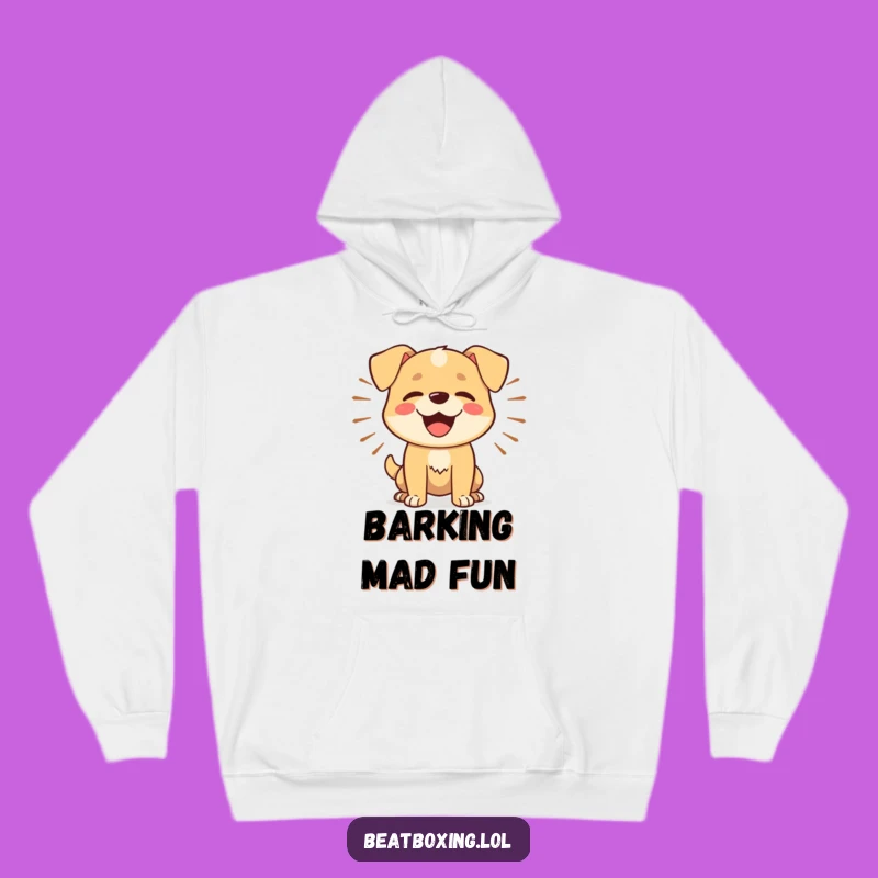Funny Dog Barker Hoodie: Cozy Barks, Rhythmic Comfort Gift