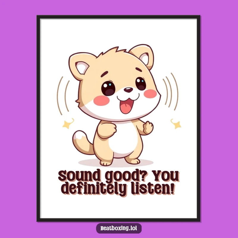 Funny Free Printable Wall Art: Animal Sound Wave Decor for Music Lovers