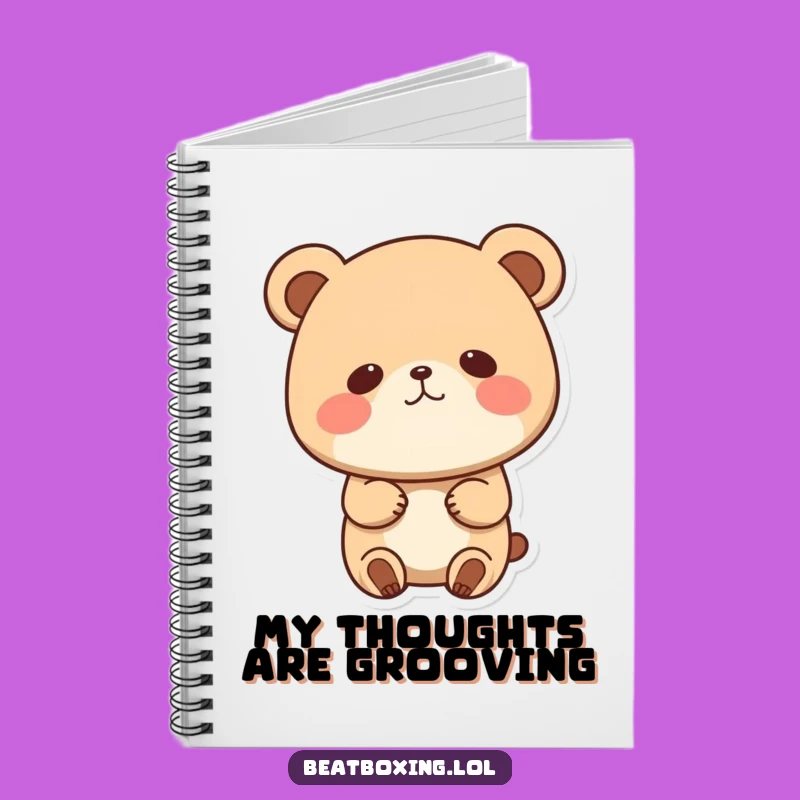 Funny Bear Bobbing Head Notebook: Cute Writer, Perfect Humorous Gift for Journaling