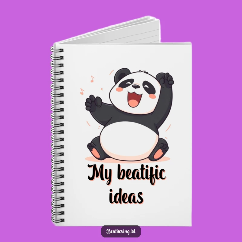 Funny Panda Belly Slap Notebook: Hilarious Percussive Journal Gift