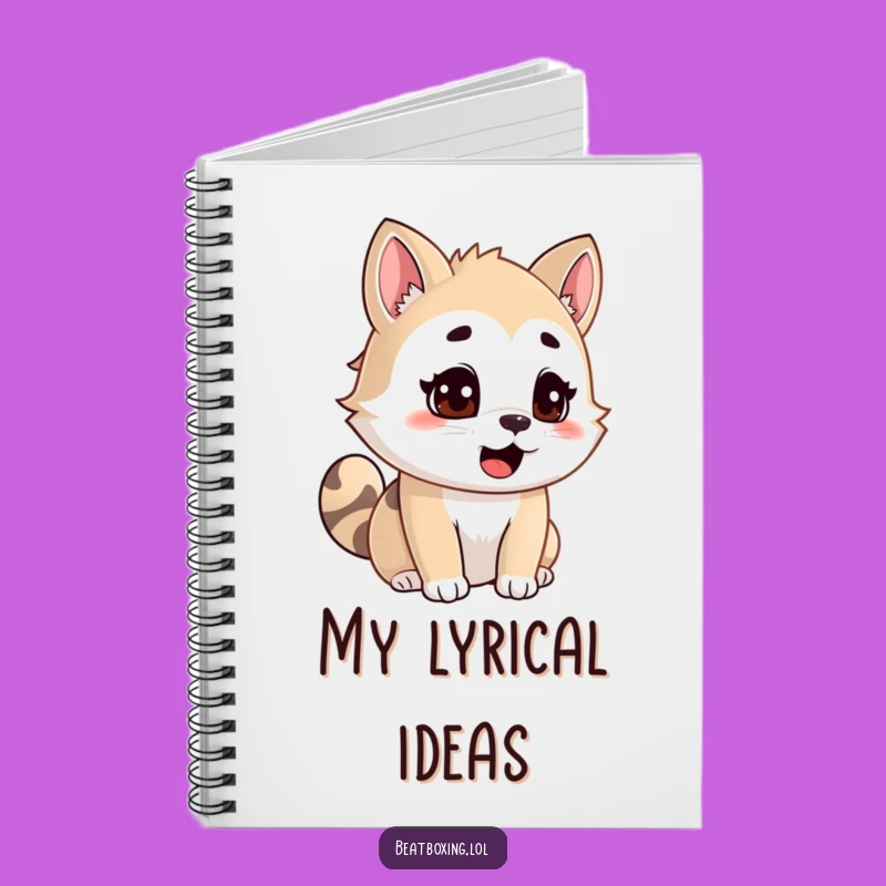 Funny Animal Notebook: Focused Cover, Vocalizing Journal, Perfect Gift for Singers!