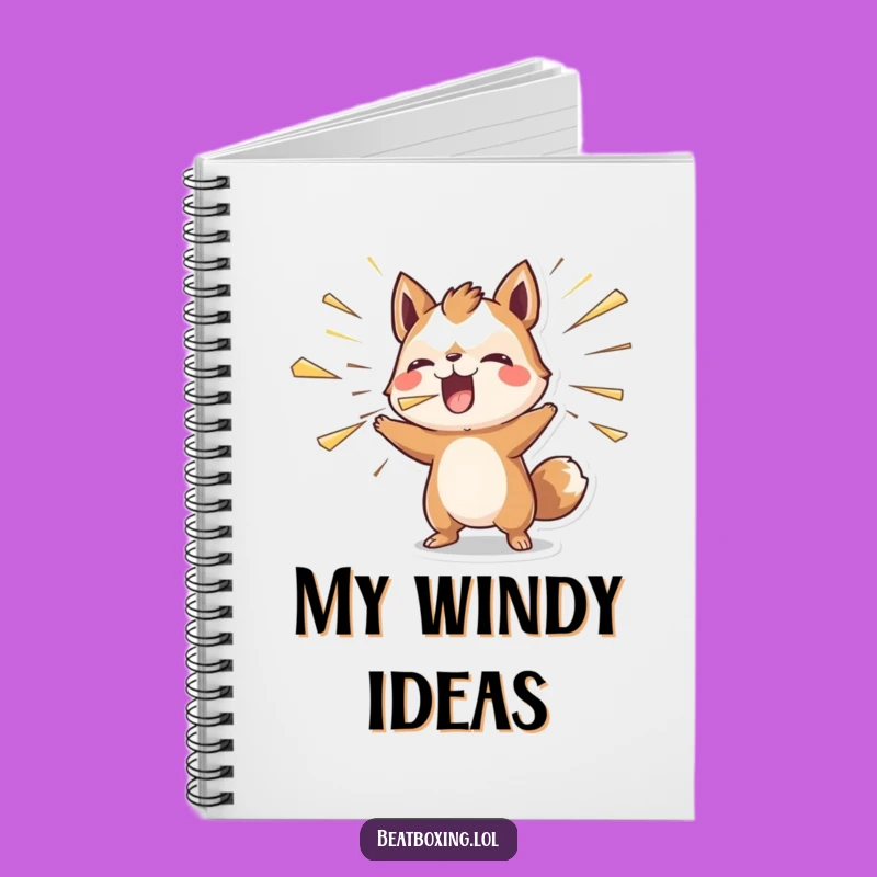 Funny Animal Wind Notebook - Journal Your Rhythmic Ideas