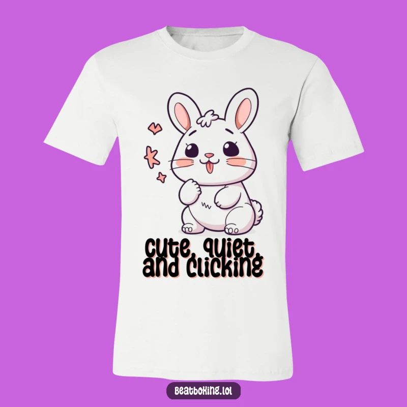 Funny Kawaii Bunny K-Sound T-Shirt - Cute Vocalizer Tee for Performers