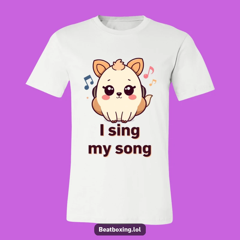 Funny Animal Music T-Shirt - Sound Waves Flow, Perfect Gift for Pet Lovers