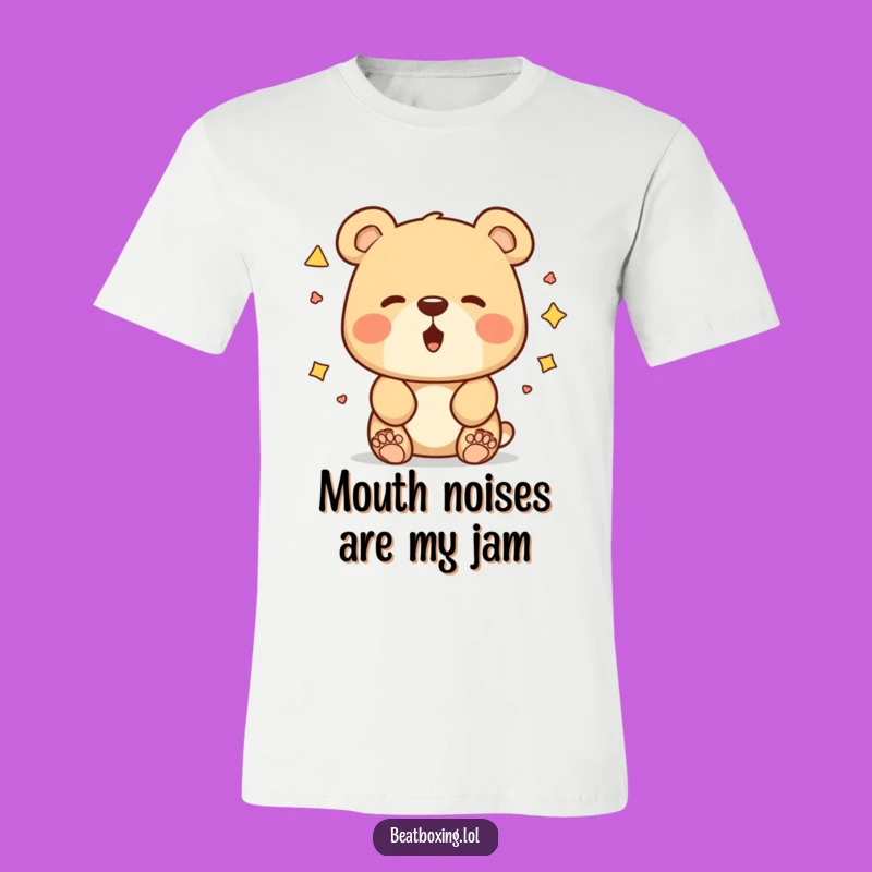 Funny Bear Sound Experiment T-Shirt: Unique Vocalizations for a Laugh