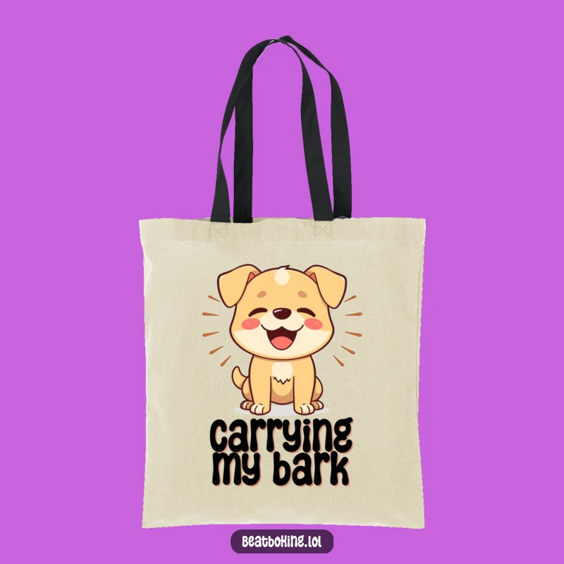 Funny Dog Barker Tote Bag: Carry Your Bark, Stylish Hound Bag