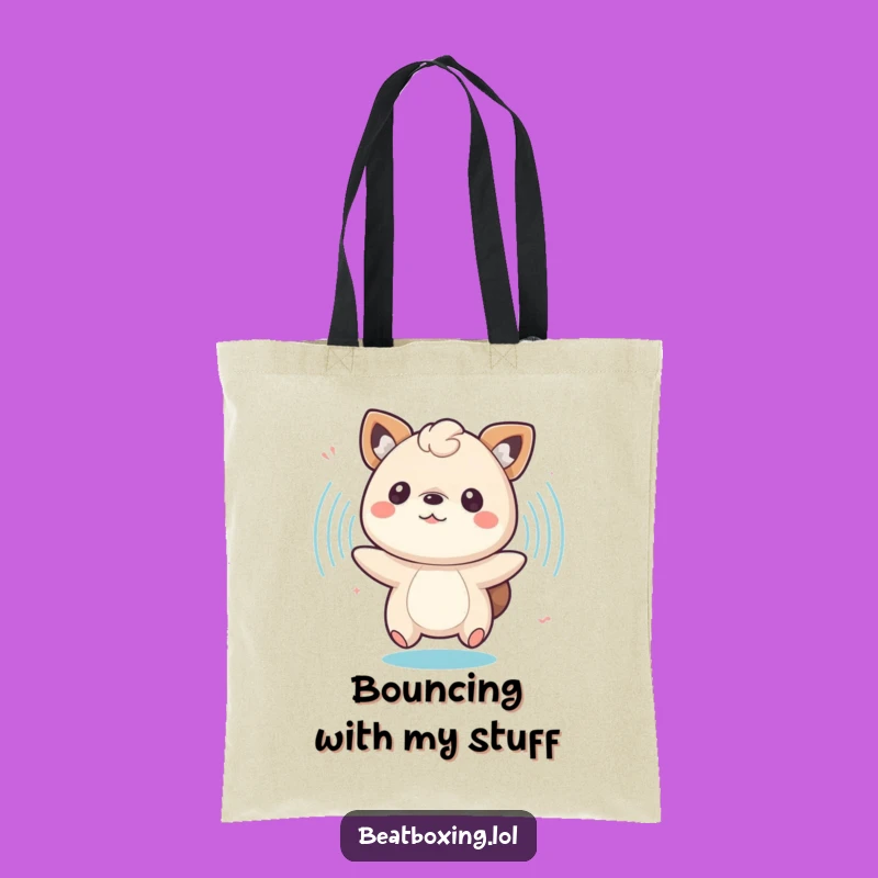 Funny Animal Sound Wave Tote Bag - Carry Your Party Vibe