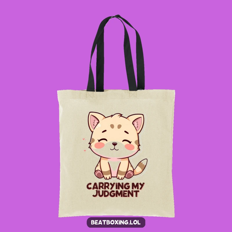 Funny Animal Tsk Tote Bag - Carry Your Sass Everywhere