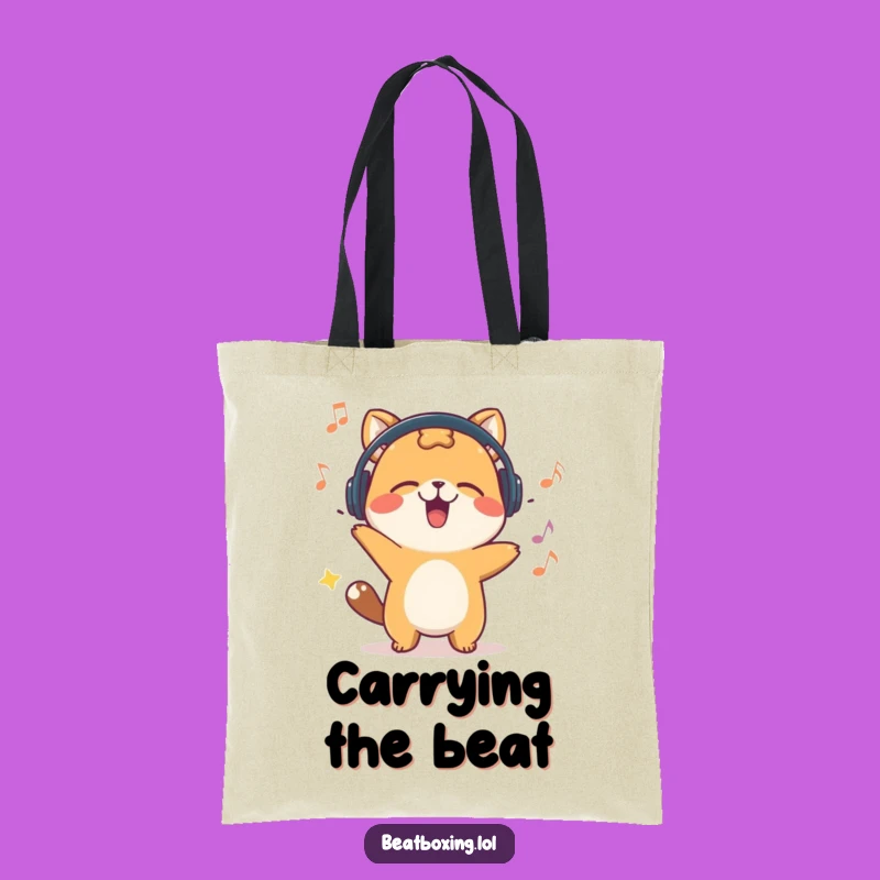 Funny Head Bobbing Animal Tote Bag: Carry Your Beat!