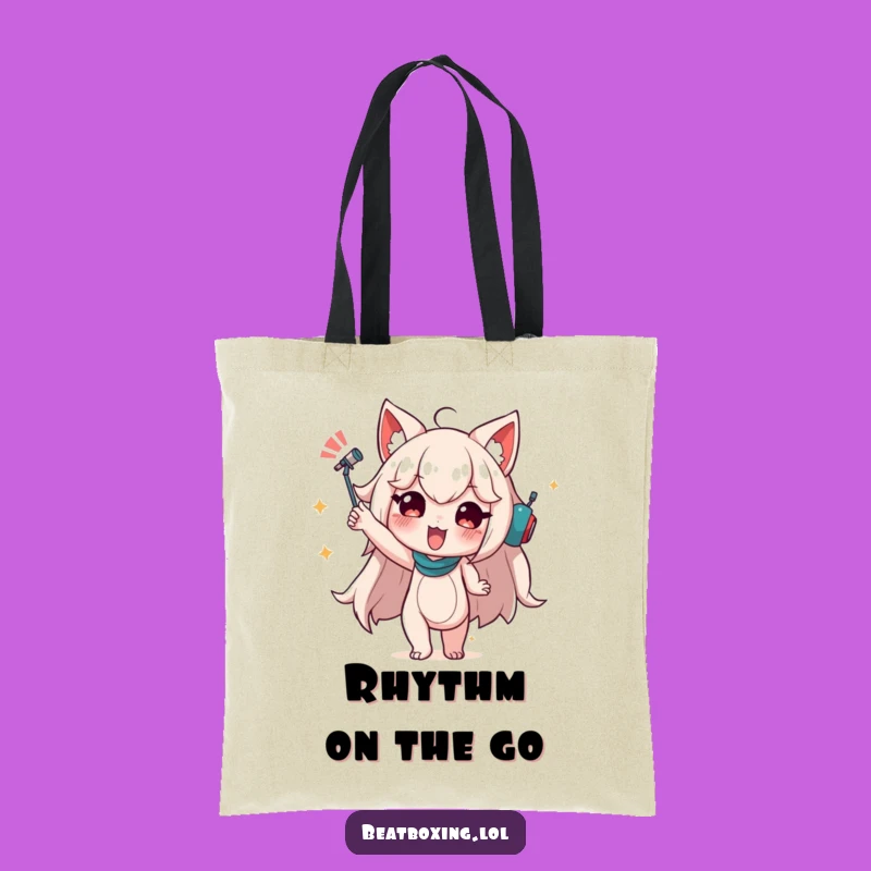 Funny Rhythm Tote Bag - Dynamic Pose, Carry Your Beat Gift